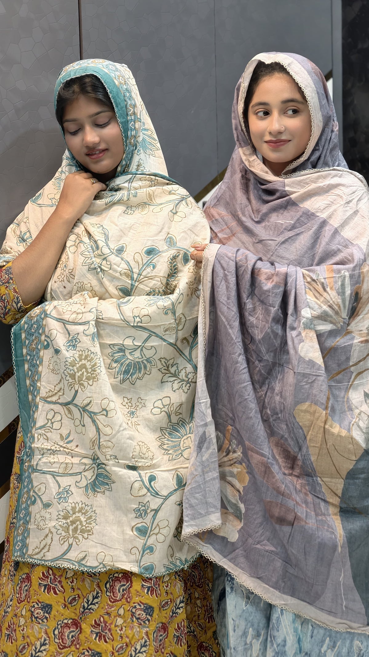 Daily Wear Cotton Printed Dupatta – Affordable Floral & Traditional Drapes
