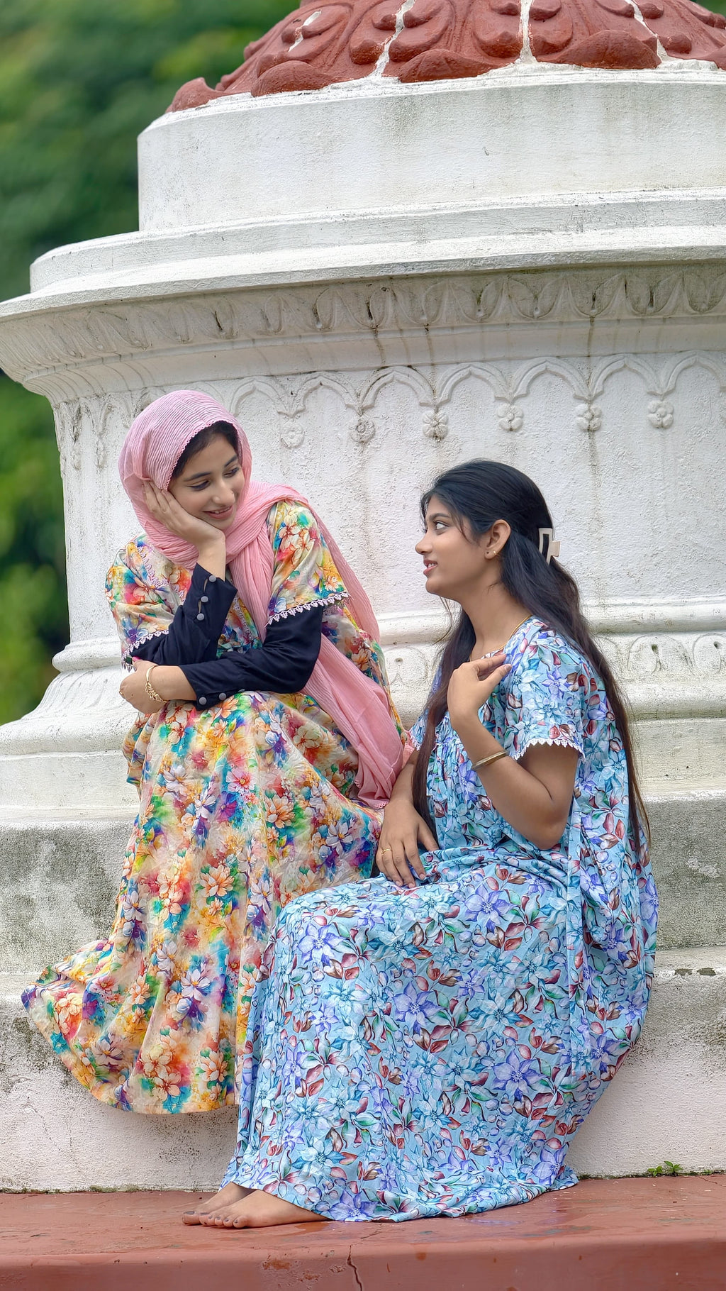 Cotton printed nighty